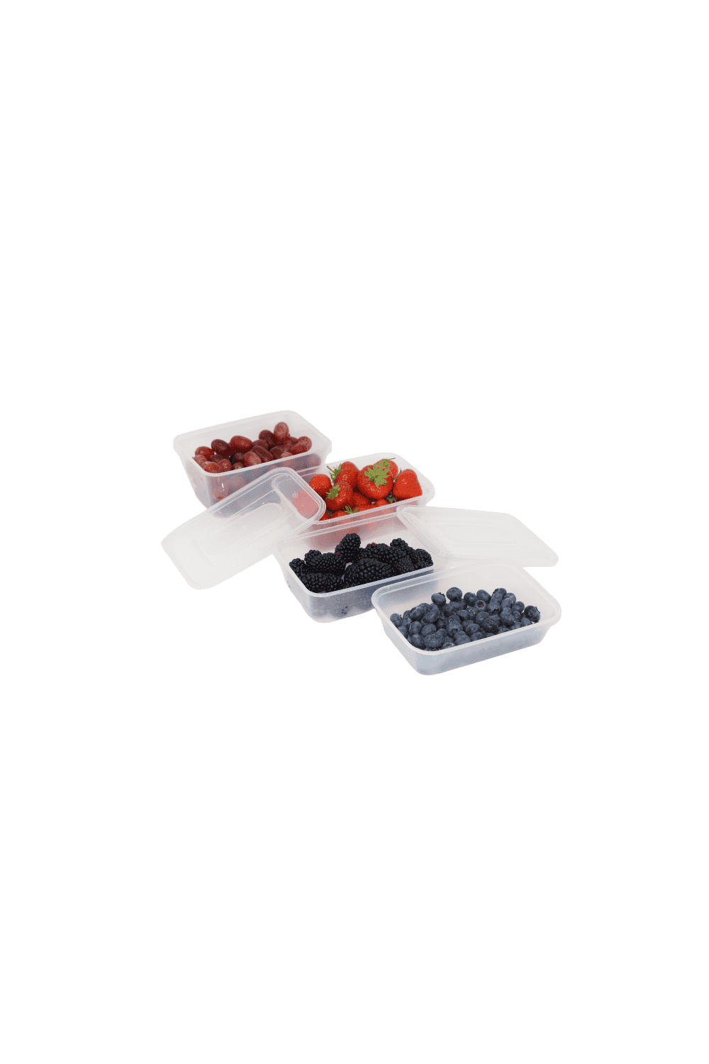 Rectangular Container & Lids – Sunrise Packaging