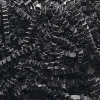 BLACK CRINKLE/ZIGZAG Shredded Paper