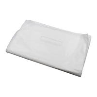 10x12+4" White Patch Handle Carrier Bags